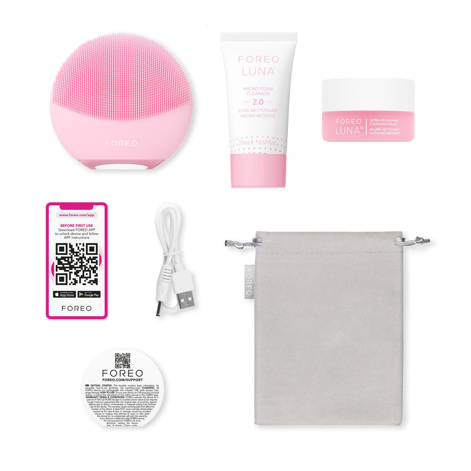 LUNA� 4 Mini Facial Cleaning Device-Swedish Skin Care Essentials Set LUNA� 4 Mini