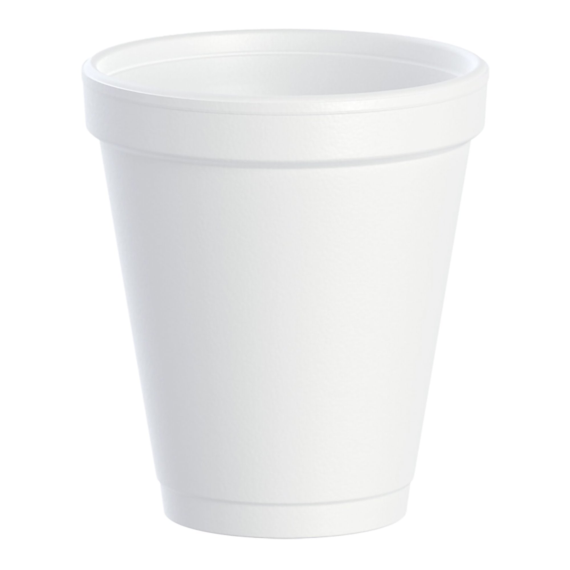 Dart Styrofoam Drinking Cup, 6-ounce capacity-Insulated Drinking Cup Dart 6 oz. White Styrofoam Disposable