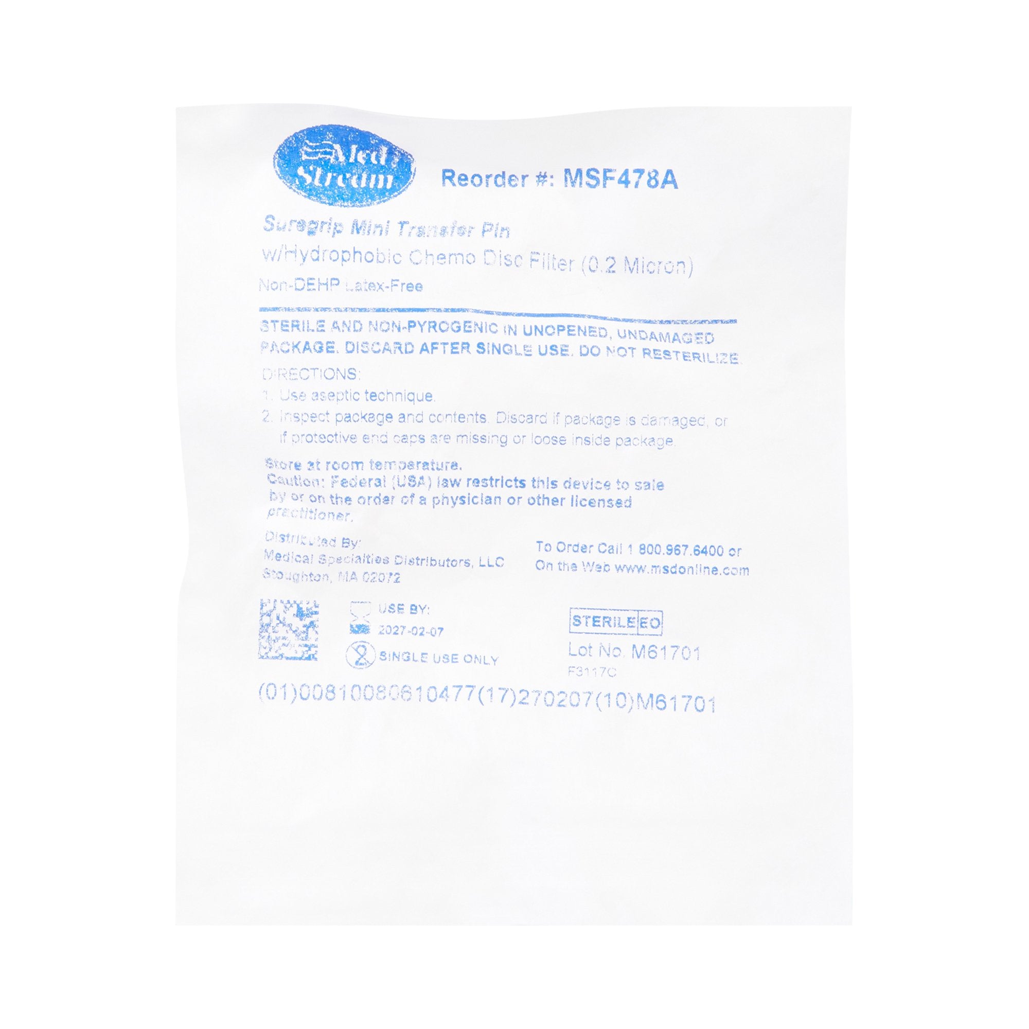 McKesson Chemo Dispensing Pin-Chemo Dispensing Pin McKesson