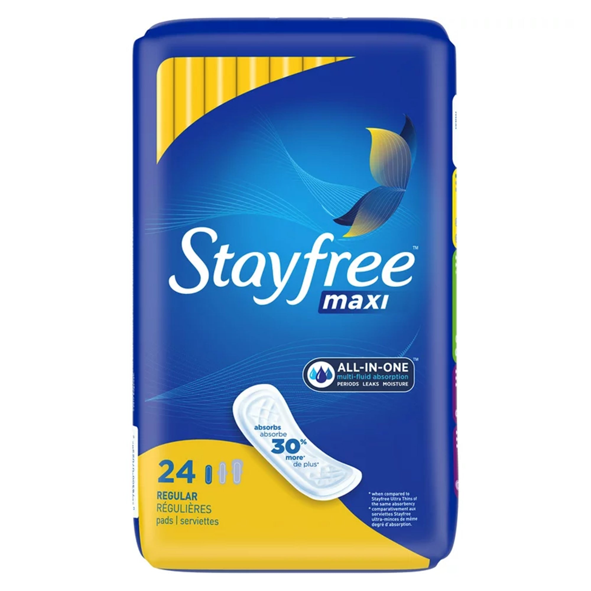 Stayfree Maxi Pads, Regular-Feminine Pad Stayfree Maxi Regular Absorbency
