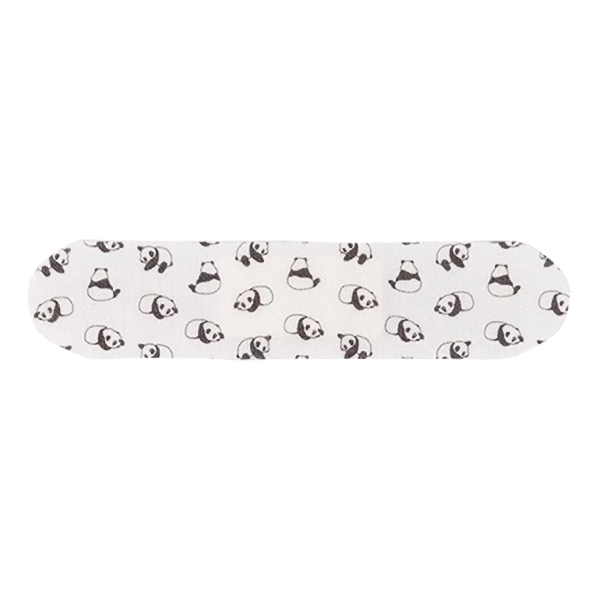 Patch Kids (Panda Design) Adhesive Strip with Coconut Oil, 3/4 x 3 Inch-Adhesive Strip Patch Kids 3/4 X 3 Inch Bamboo / Coconut Oil Rectangle Kid Design (Panda) Sterile