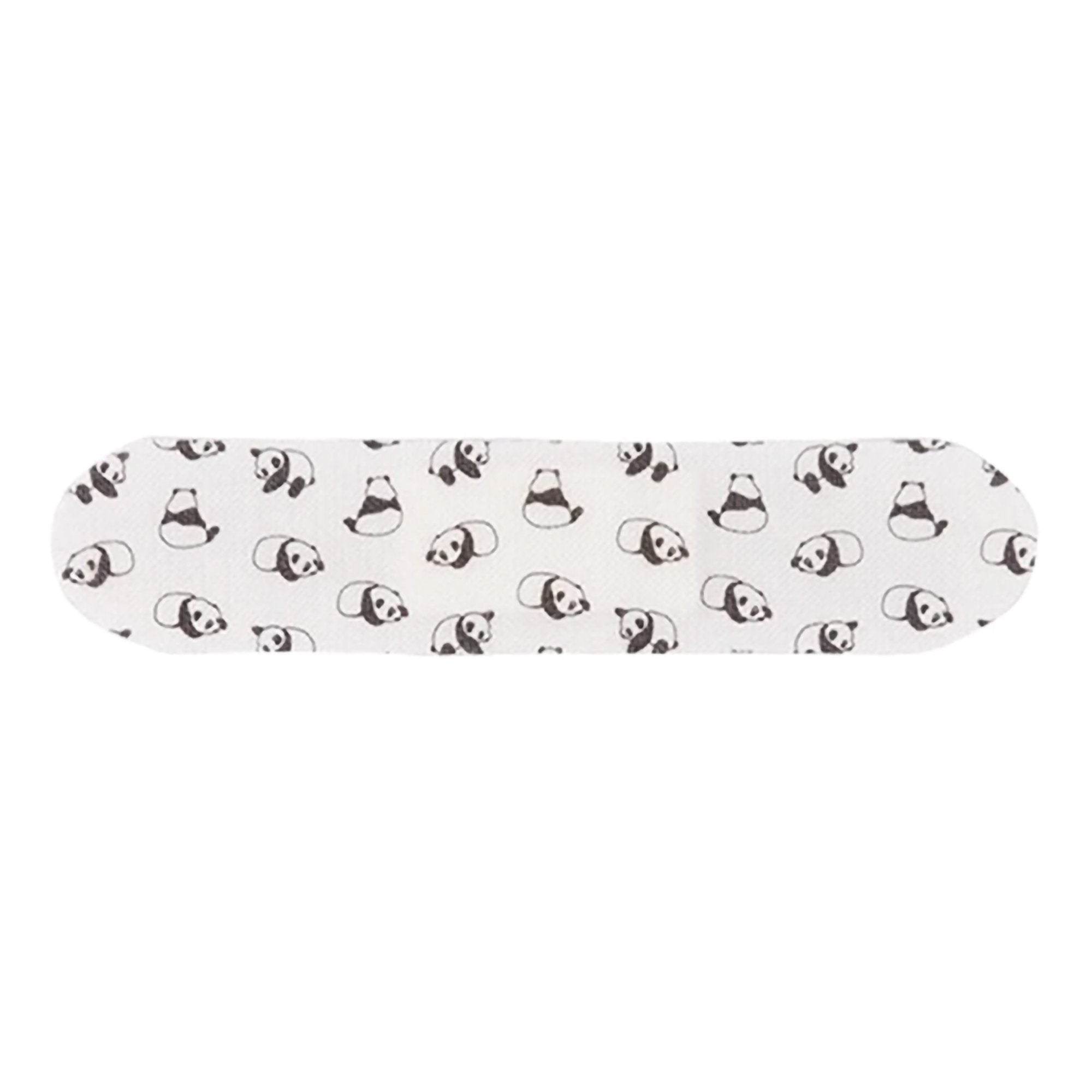 Patch Kids (Panda Design) Adhesive Strip with Coconut Oil, 3/4 x 3 Inch-Adhesive Strip Patch Kids 3/4 X 3 Inch Bamboo / Coconut Oil Rectangle Kid Design (Panda) Sterile