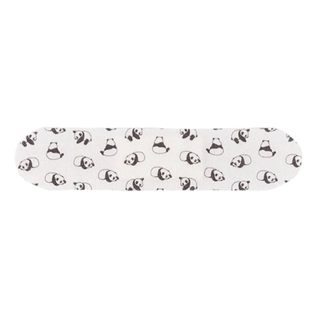 Patch Kids (Panda Design) Adhesive Strip with Coconut Oil, 3/4 x 3 Inch-Adhesive Strip Patch Kids 3/4 X 3 Inch Bamboo / Coconut Oil Rectangle Kid Design (Panda) Sterile