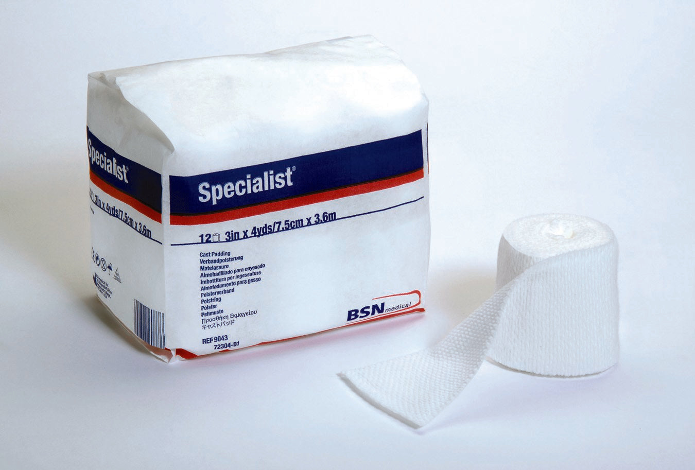 Specialist® White Cotton / Rayon Undercast Cast Padding, 6 Inch x 4 Yard - Orthopedic>Casting>Cast Padding - BSN Medical