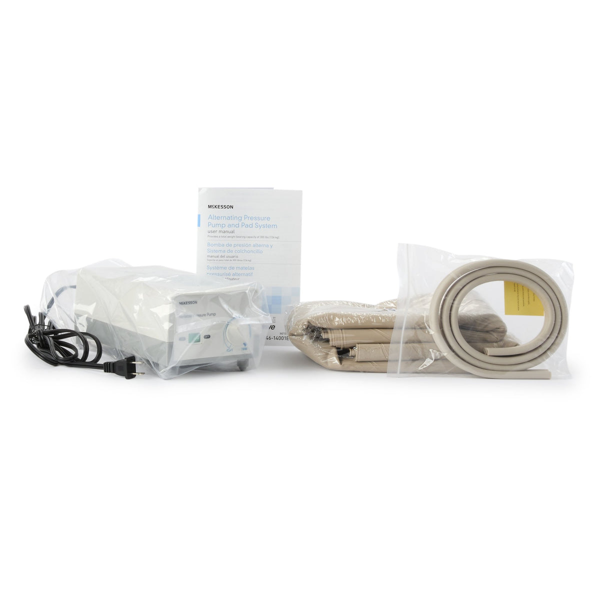 McKesson Variable Pressure Pump and Mattress Pad System-Variable Pressure Pump and Mattress Pad System McKesson Pressure Redistribution 78 L X 36 W Inch For Mattresses