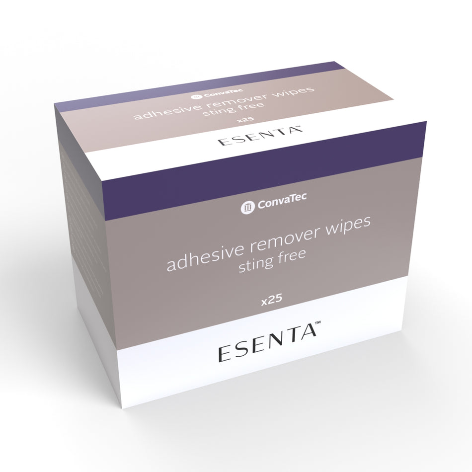 Esenta� Sting Free Adhesive Remover-Adhesive Remover Esenta� Sting Free Wipe 25 per Box