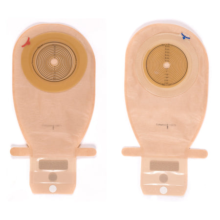 Assura One-Piece Drainable Opaque Colostomy Pouch, 11 Inch Length, 3/8 to 2 Inch Stoma-"Colostomy Pouch Assura One-Piece System 11-1/2 Inch Length Flat, Trim to Fit 3/8 to 2-1/4 Inch Stoma Drainable"