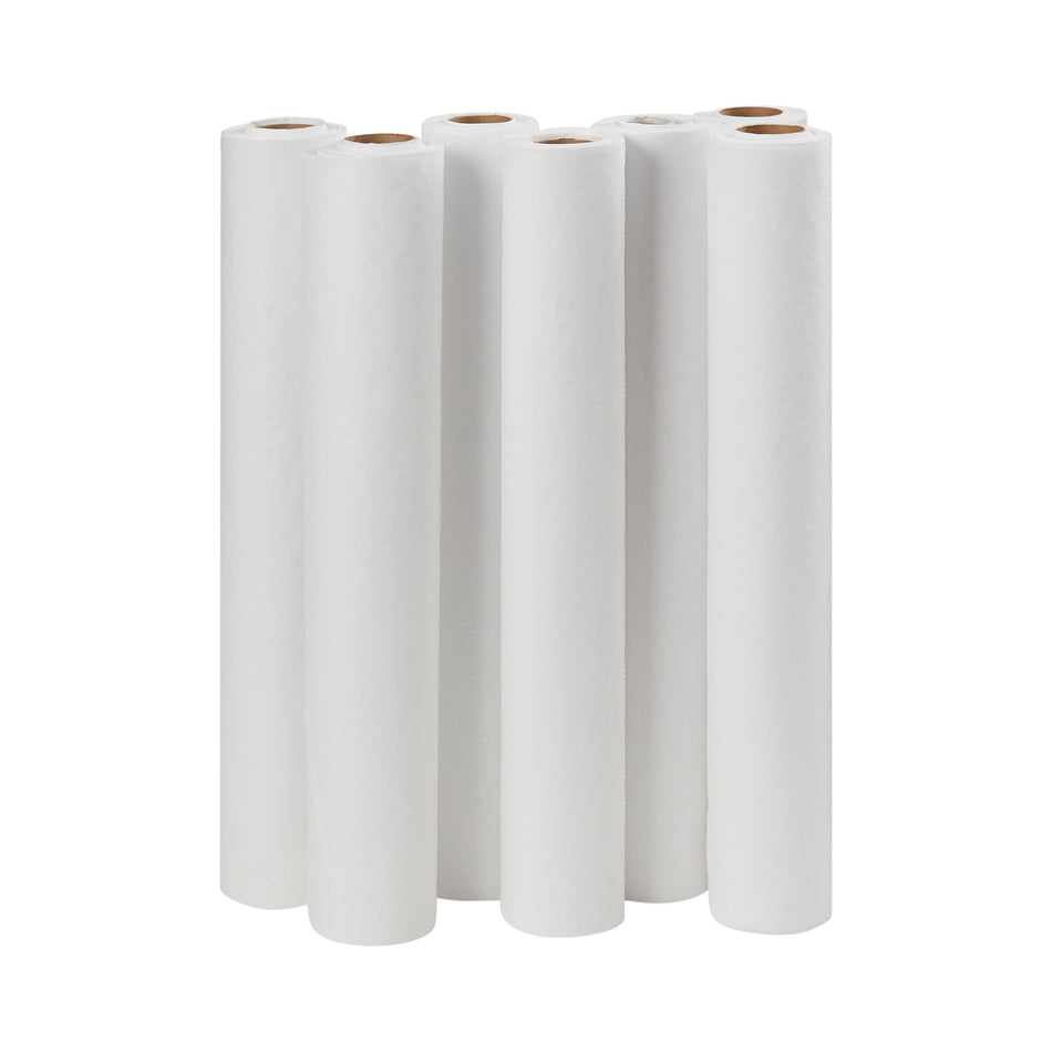 McKesson Smooth Table Paper, 18 Inch x 200 Foot, White-Table Paper McKesson 18 Inch Width 200 Foot Length White Smooth