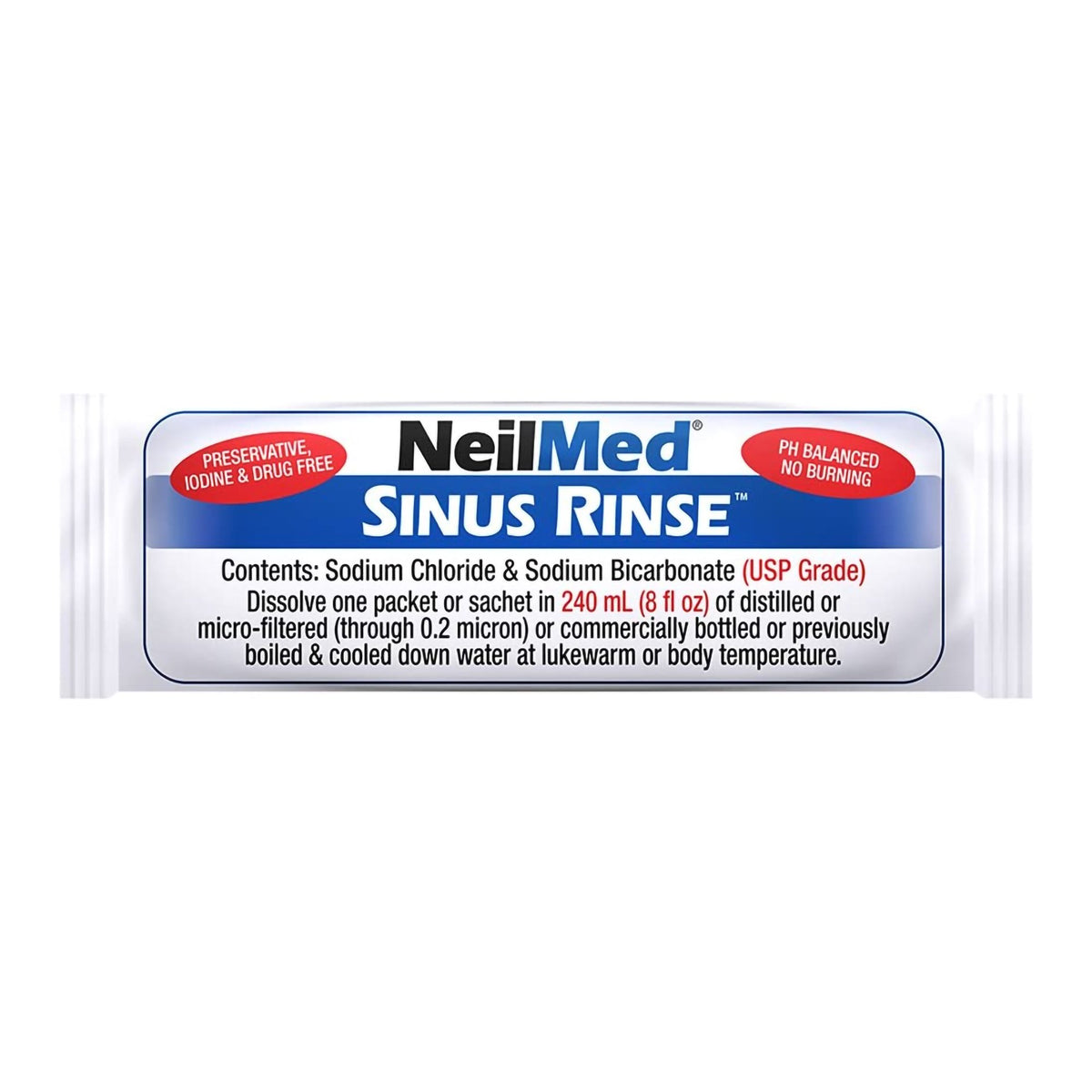 Neilmed Sinus Rinse Saline Nasal Rinse Kit-Saline Nasal Rinse Kit Neilmed Sinus Rinse 0.65% Strength 50 Packets