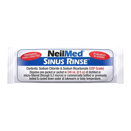 Neilmed Sinus Rinse Saline Nasal Rinse Kit-Saline Nasal Rinse Kit Neilmed Sinus Rinse 0.65% Strength 50 Packets