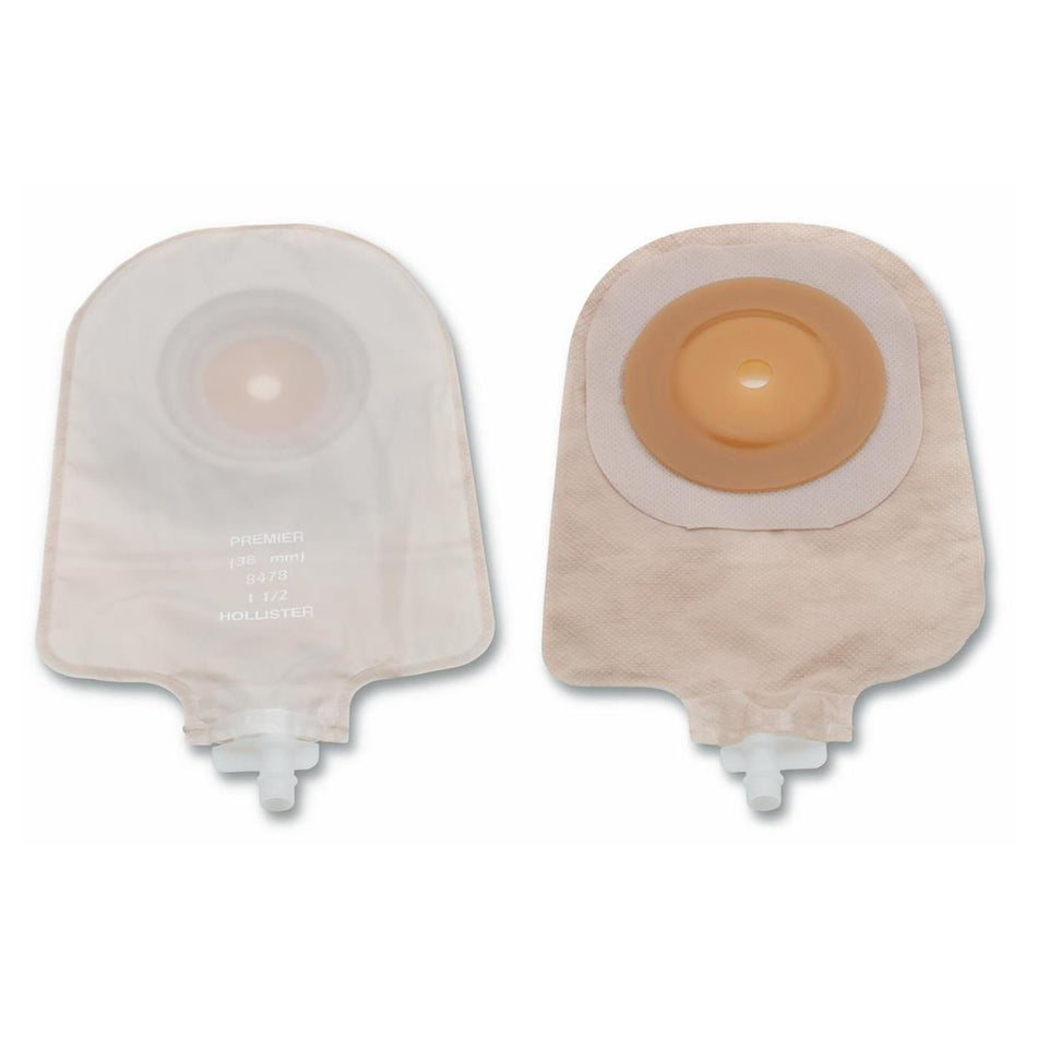 Premier One-Piece Drainable Transparent Urostomy Pouch, 9 Inch Length, 2 Inch Stoma-Urostomy Pouch Premier One-Piece System 9 Inch Length Trim To Fit Up to 2 Inch Stoma Drainable