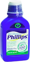Phillips' Milk of Magnesia Fresh Mint, 26-ounce bottle-Laxative Phillips'� Milk of Magnesia Mint Flavor Oral Suspension 26 oz. 400 mg / 5 mL Strength Magnesium Hydroxide