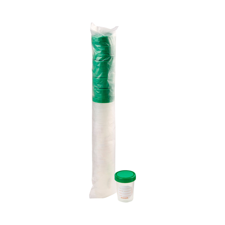McKesson Specimen Container, 120 mL-Specimen Container McKesson 120 mL (4 oz.) Screw Cap NonSterile