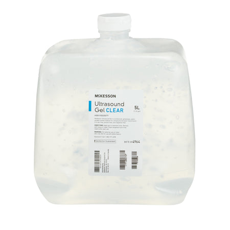 McKesson Ultrasound Gel, Clear, 5 Liters, Cubitainer, Ultrasound and Laser Transmission-Ultrasound Gel McKesson High Viscosity 5 Liter Jug NonSterile