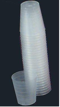 Graduated Medicine Cup, 30 mL-Medicine Cup Narrow 1 oz. Clear Plastic Disposable NonSterile