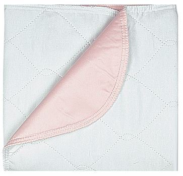 Underpad with Tuckable Flaps, 34 x 36 Inch-Reusable Underpad 34 X 36 Inch Polyester / Rayon Heavy Absorbency