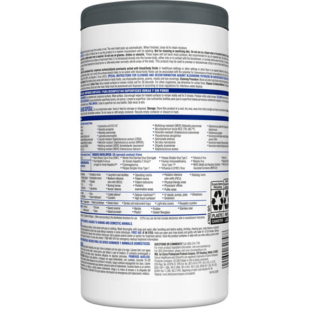 Clorox Healthcare® VersaSure® Cleaner Disinfectant Wipes, Canister - Housekeeping>Cleaners and Disinfectants - The Clorox...