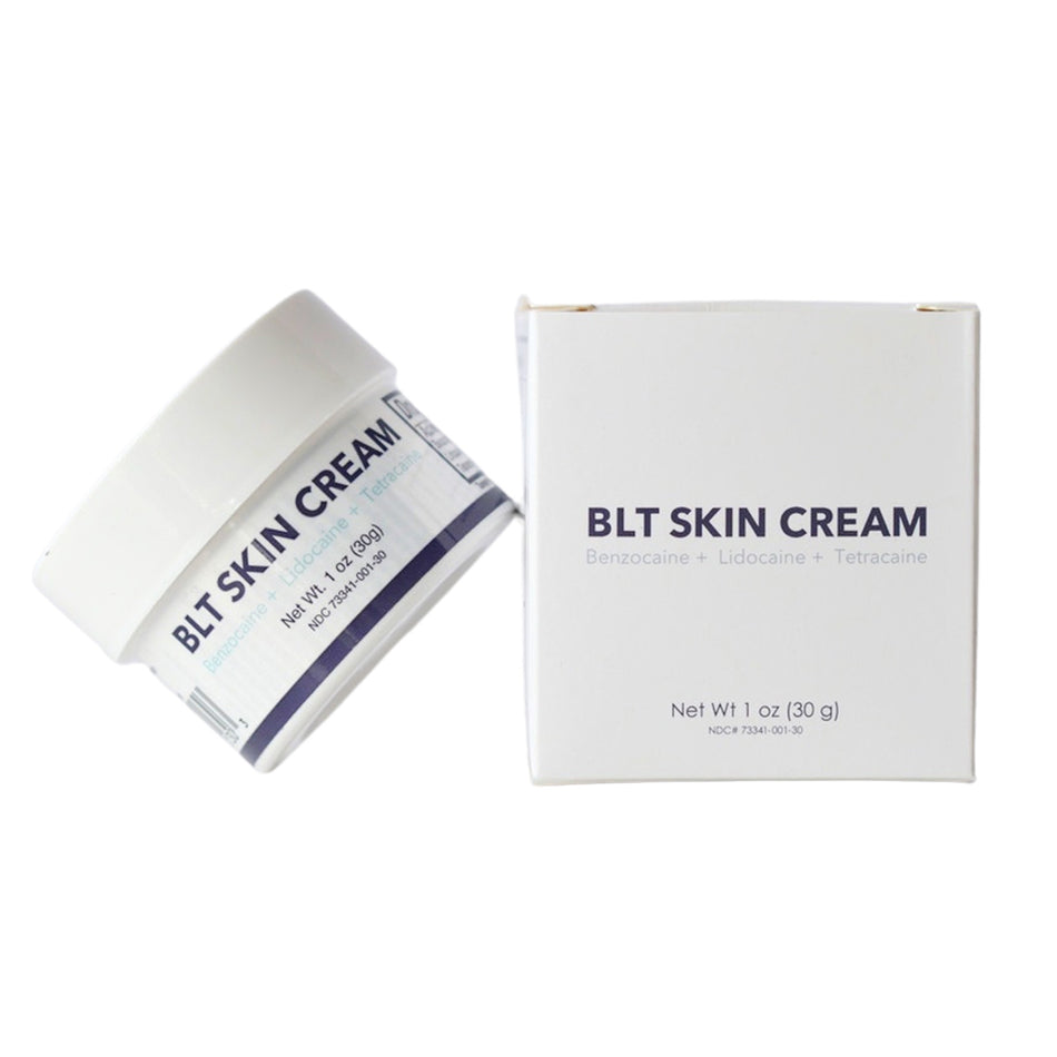 BLT Skin Cream Benzocaine / Lidocaine / Tetracaine Cream-Topical Anesthetic BLT Skin Cream 20 - 4 - 1% Strength Benzocaine / Lidocaine / Tetracaine Cream 1 oz.