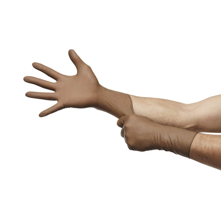Encore Latex Micro Surgical Glove, Size 8, Brown-Surgical Glove ENCORE Latex Micro Size 8 Sterile Latex Standard Cuff Length Micro-Textured Brown Chemo Tested