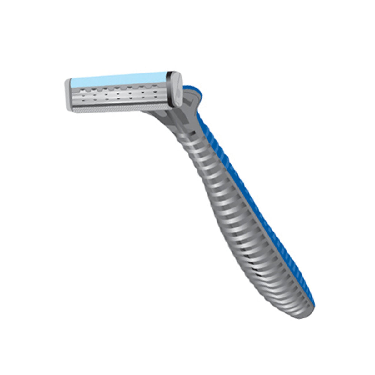 Personna Triple Blade Razor-Personal Razor with Lubricating Strip Personna Single Edge Triple Blade NonSterile Disposable
