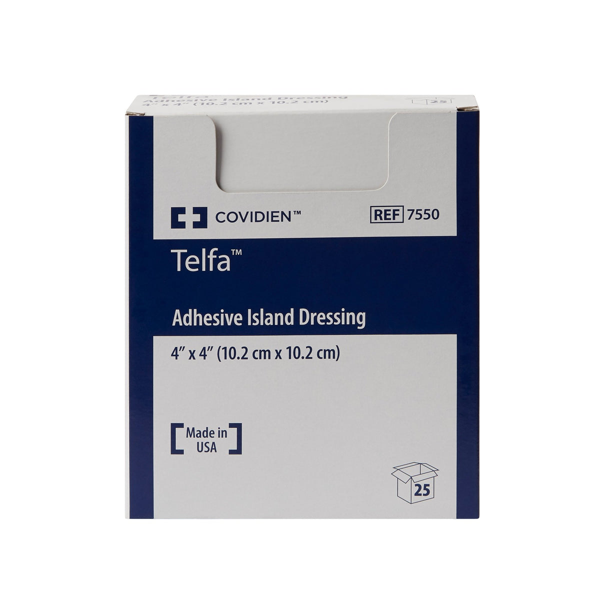 Telfa™ White Adhesive Dressing, 4 x 4 Inch - Wound Care>Advanced Wound Care>Composite and Cover Dressings - Cardinal