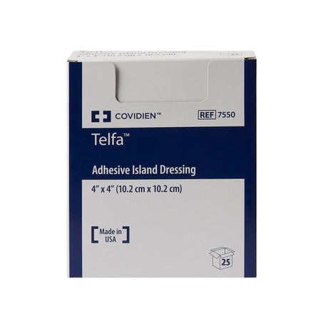 Telfa™ White Adhesive Dressing, 4 x 4 Inch - Wound Care>Advanced Wound Care>Composite and Cover Dressings - Cardinal