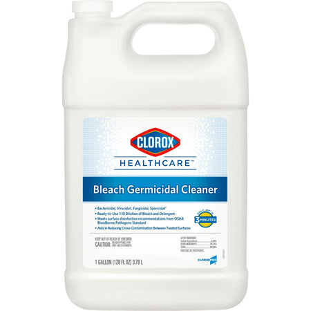 Clorox Healthcare® Bleach Germicidal Cleaner, Jug, 1 gal. - Housekeeping>Cleaners and Disinfectants - The Clorox Company