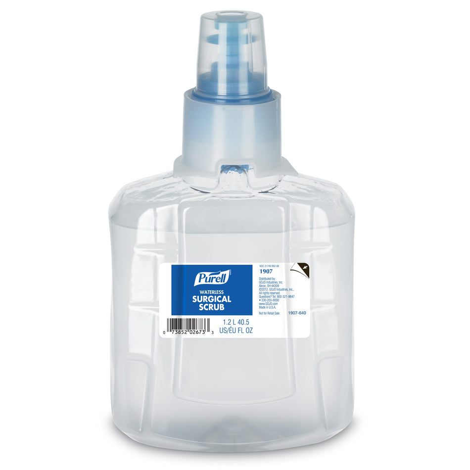 Purell� Waterless Surgical Scrub Gel, 1200 mL-"Waterless Surgical Scrub Purell� 1,200 mL Dispenser Refill Bottle 70% Strength Ethyl Alcohol NonSterile"