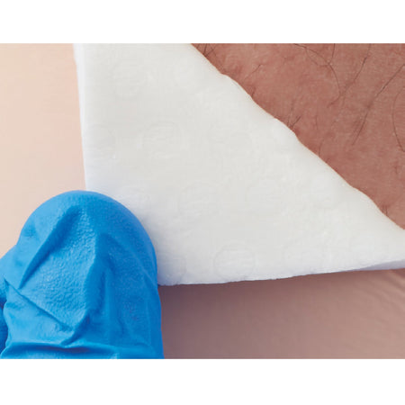 Advazorb Silfix Nonadhesive without Border Silicone Foam Dressing, 4 x 4 Inch-Foam Dressing Advazorb Silfix 4 X 4 Inch Without Border Film Backing Silicone Face Square Sterile