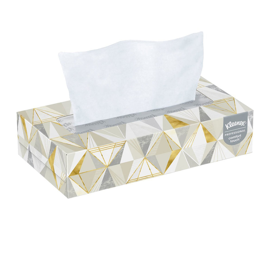 Kleenex Facial Tissue, 125 Sheets per Box-Kleenex Facial Tissue White 8 X 8-2/5 Inch 125 Count