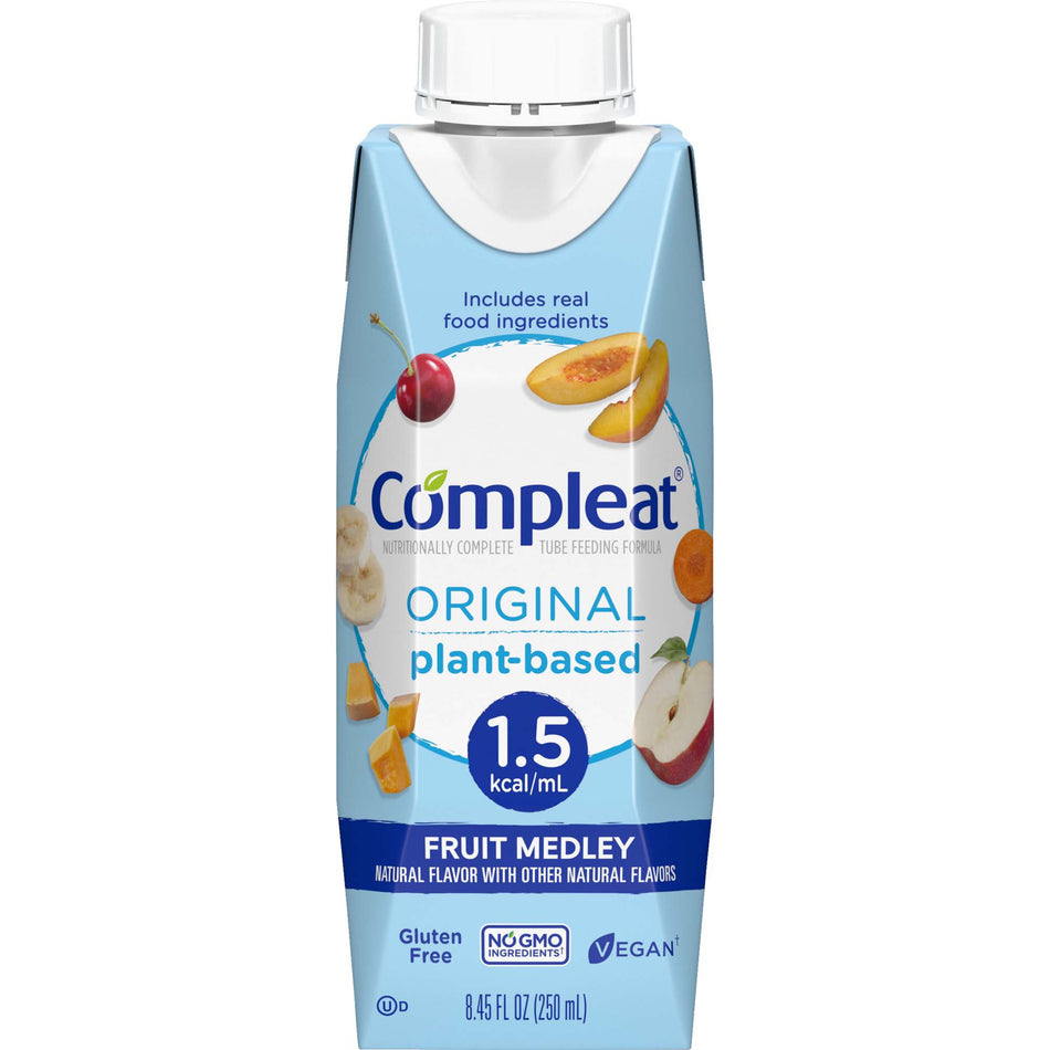 Compleat® 1.5 Original Plant-Based Tube Feeding Formula, Fruit Medley, 250 mL - Nutritionals and Feeding Supplies>Nutritio...