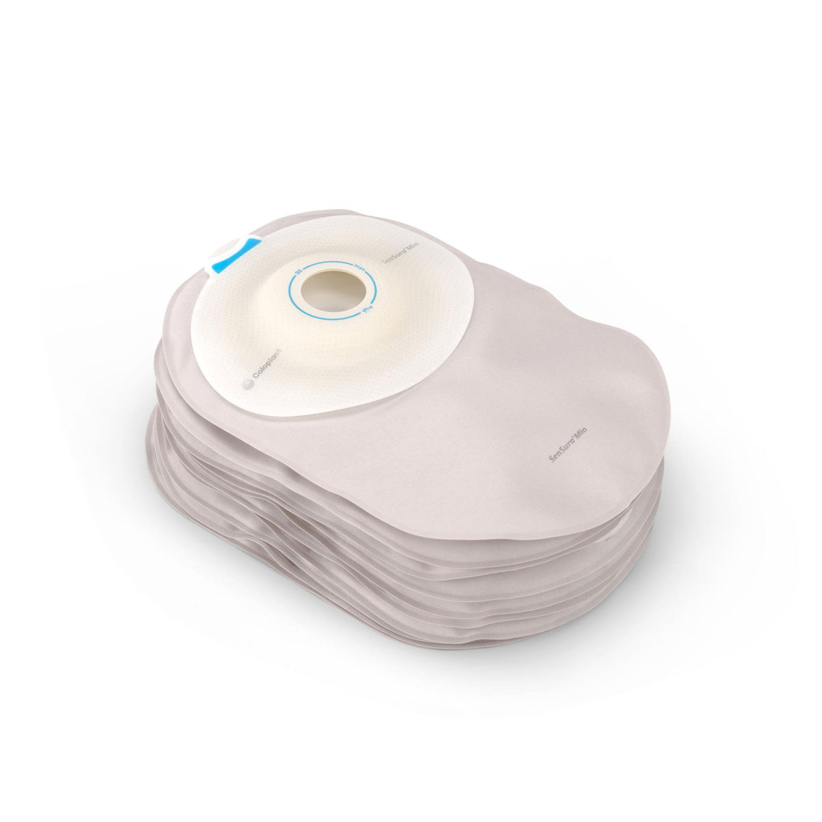 Ostomy Pouch SenSura® Mio Convex One-Piece System 8-1/4 Inch Length, Maxi Deep Convex, Pre-Cut 1 Inch Stoma Closed End