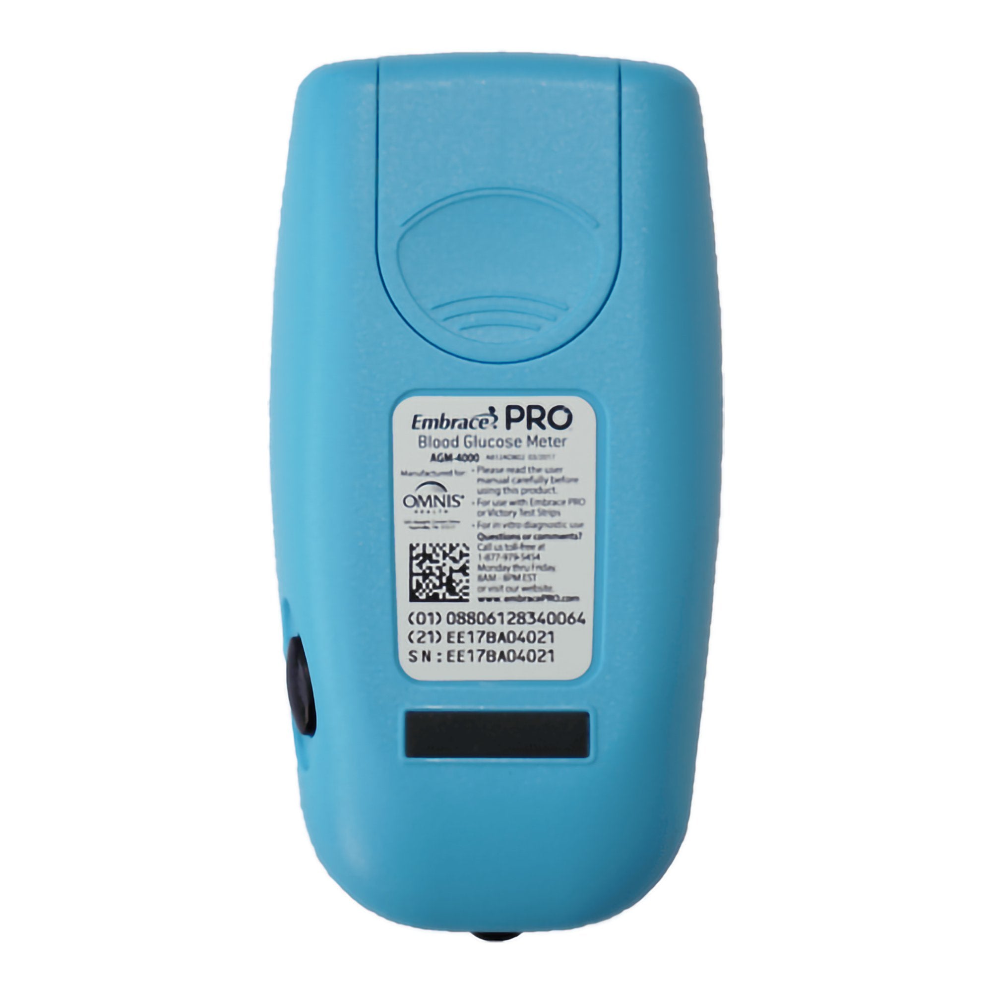Embrace Blood Glucose Meter-Blood Glucose Meter Embrace 5 Second Results Stores up to 500 Results No Coding Required