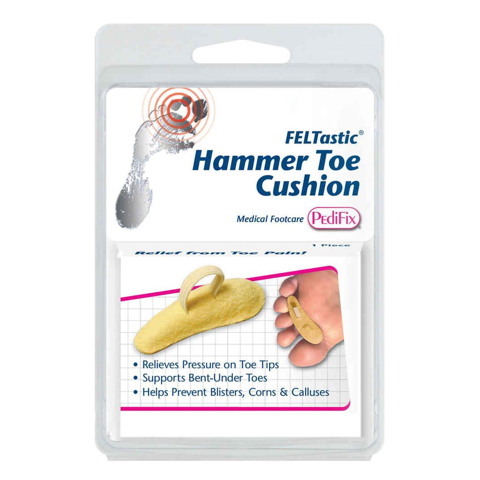 Pedifix Hammer Toe Cushion-Hammer Toe Cushion FELTastic� Large Pull-On Male 9 to 10 / Female 11+ Left Foot