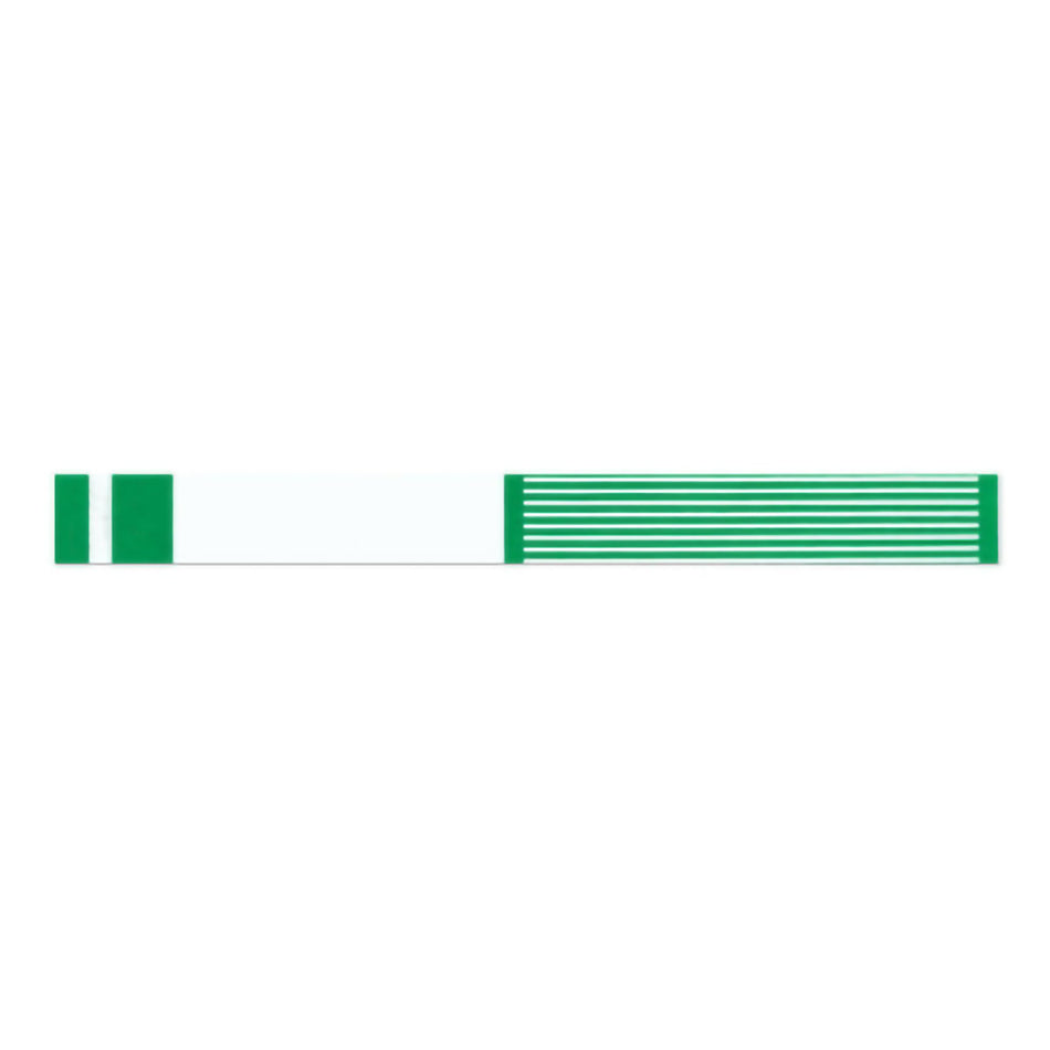ShortStay Identification Band, 12 13 Inch, Green-Identification Wristband Short Stay Write On Band Adhesive Closure Without Legend