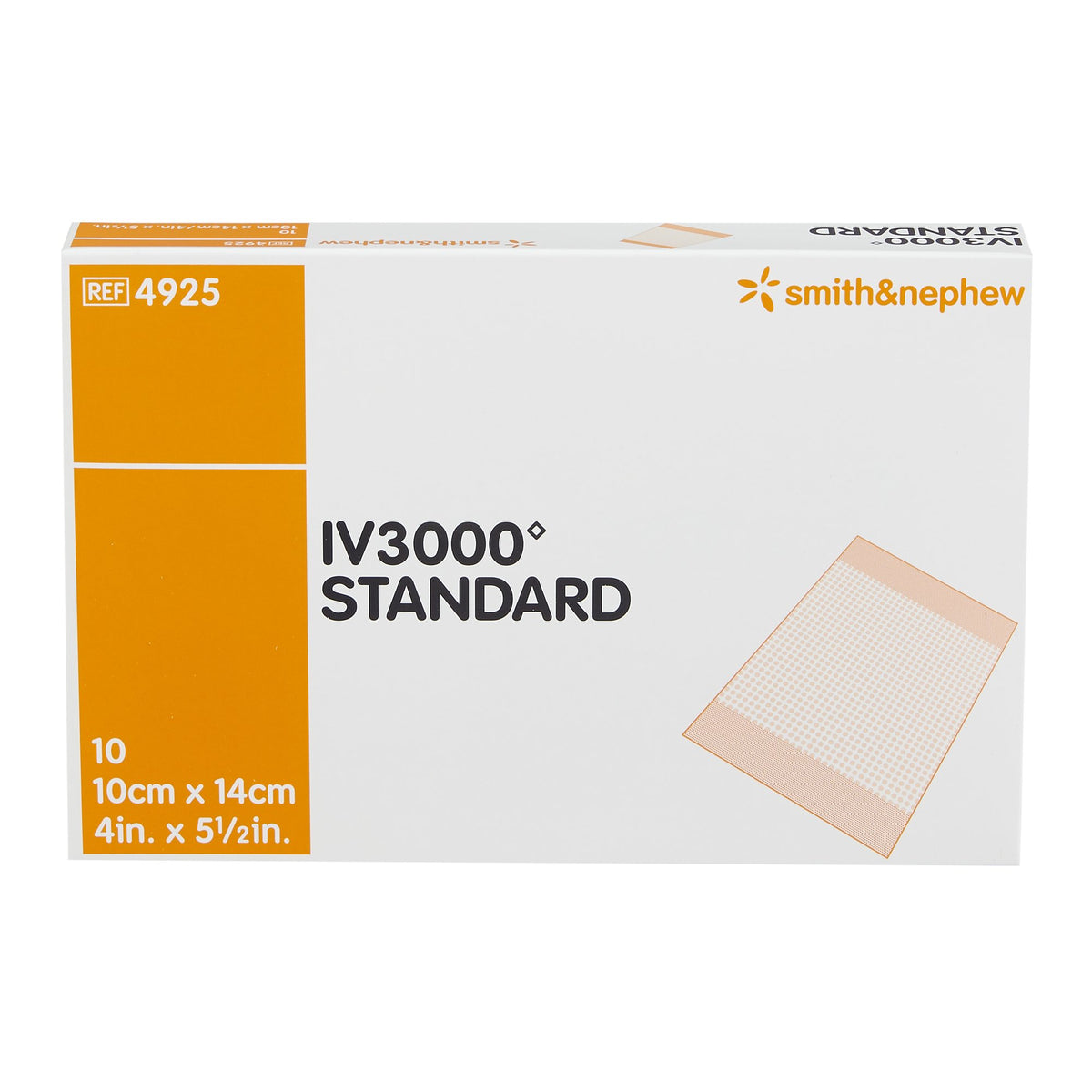 IV3000™ Catheter Securement Dressing, 4 x 5 Inch - IV Therapy>IV Dressings - Smith & Nephew