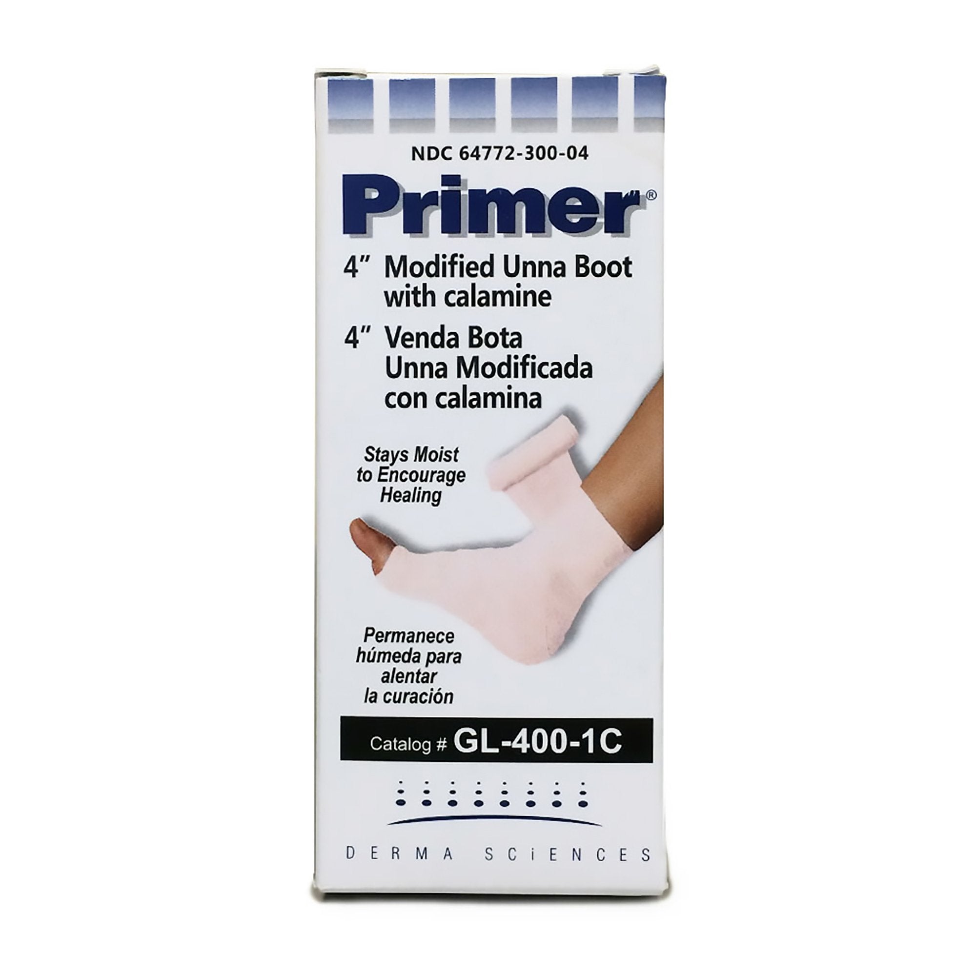 Primer® Unna Boot with Calamine / Zinc Oxide, 4 Inch x 10 Yard - Wound Care>General Wound Care>Unna Boots - Gentell