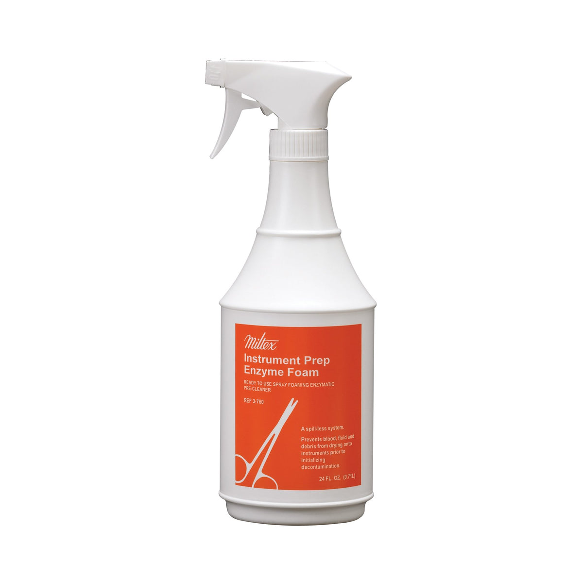 Miltex Enzymatic Instrument Detergent / Presoak-Enzymatic Instrument Detergent Miltex Foam RTU 24 oz. Spray Bottle