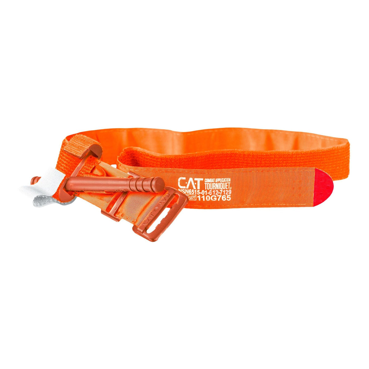 North American Rescue Combat Tourniquet, Rescue Orange-C-A-T Combat Tourniquet 6-1/2 Inch Length Nylon