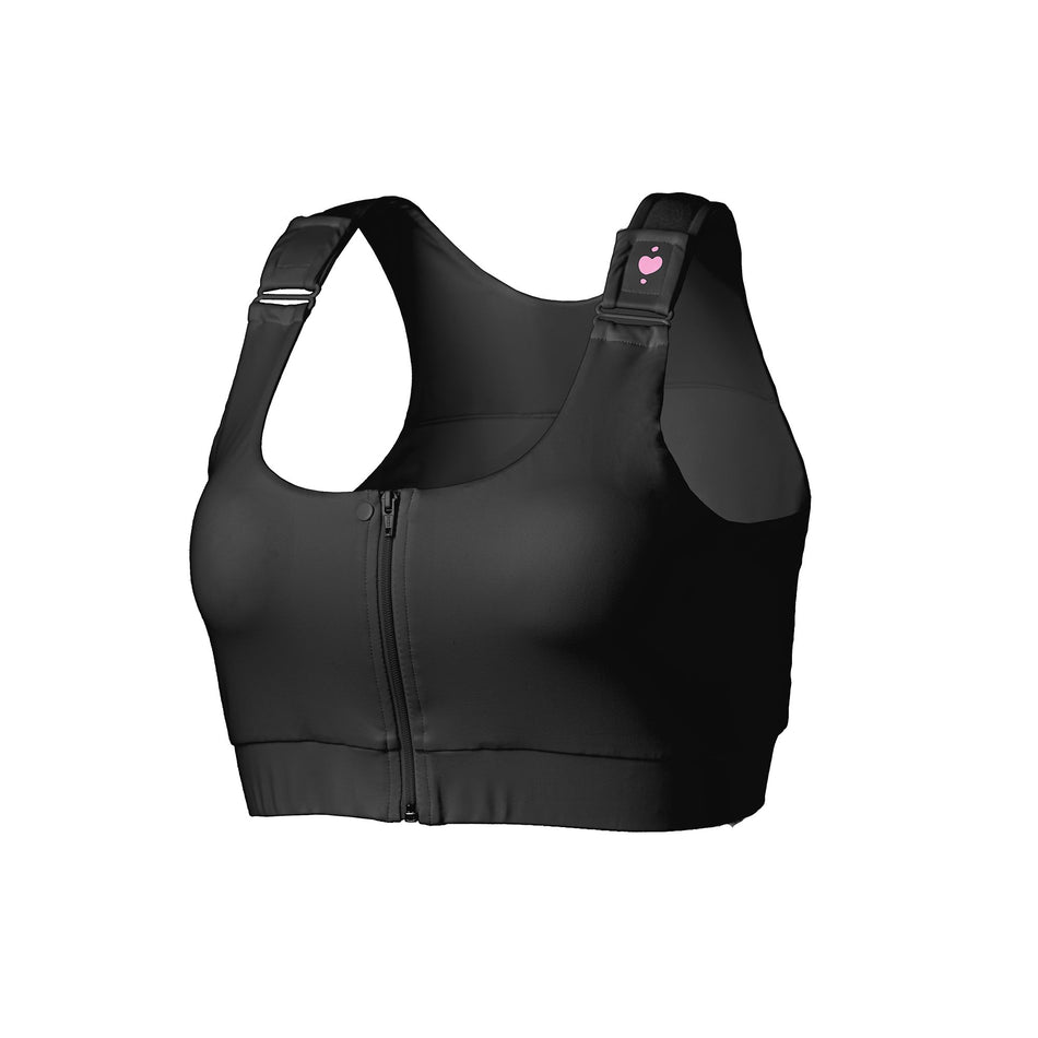 Shirl Post Surgical Bra, Black, 2X-Large-Post-Surgical Bra Shirl Black 2X-Large