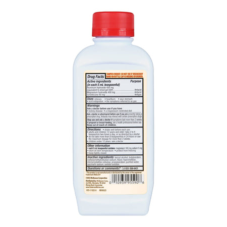 Foster & Thrive Maximum Strength Antacid & Antigas Alumina, Magnesia and Simethicone Oral Suspension Cherry-Antacid Foster & Thrive 400 mg - 40 mg Strength Liquid 12 oz.