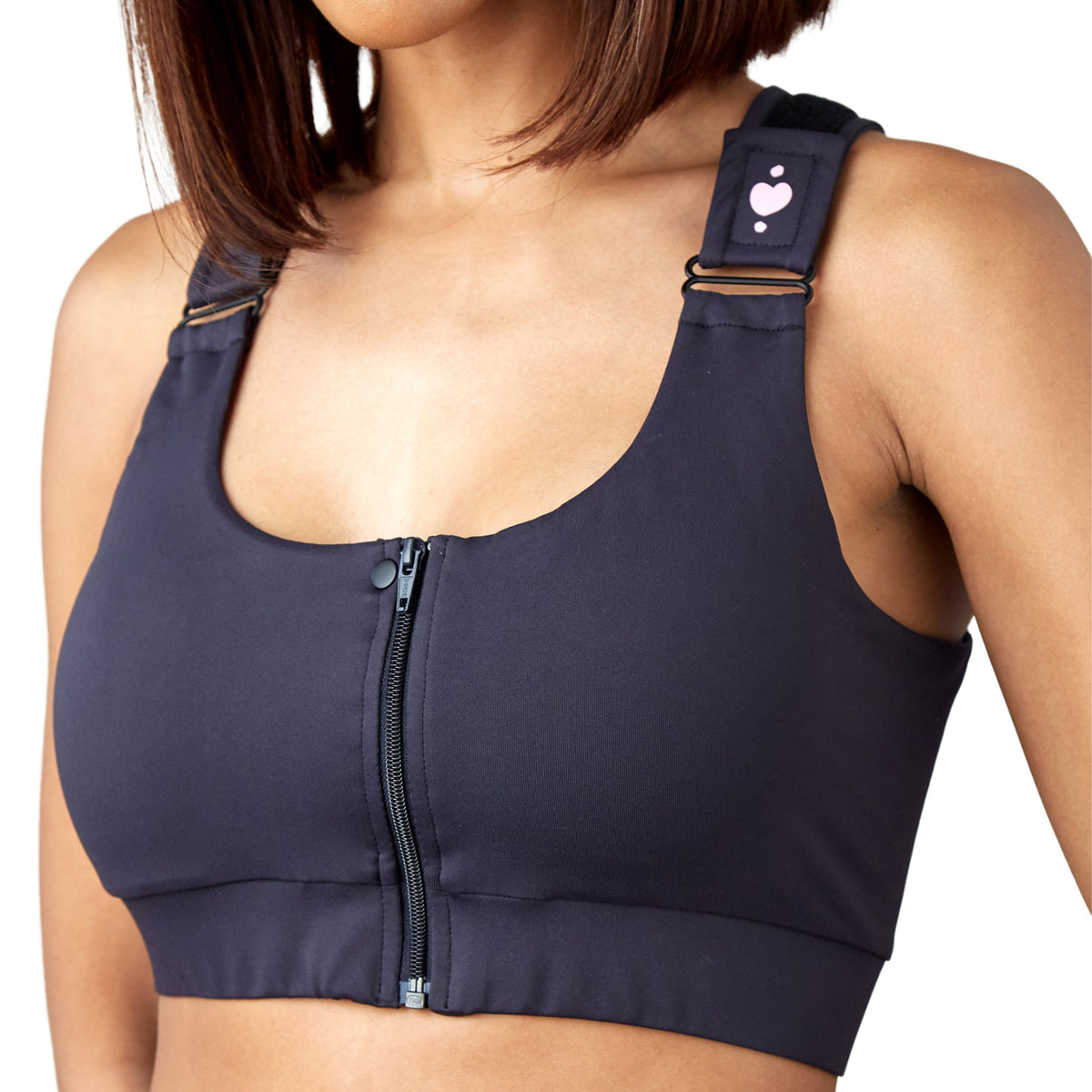 Shirl Post Surgical Bra, Black, Large-Post-Surgical Bra Shirl Black Large
