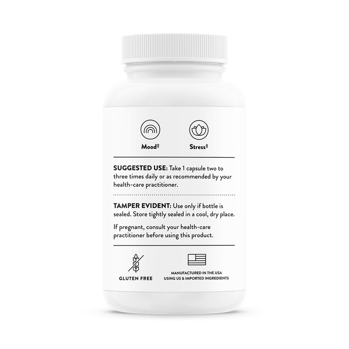 Thorne Rhodiola Dietary Supplement-Dietary Supplement THORNE Rhodiola Rhodiola Extract 100 mg Strength Capsule 60 per Bottle