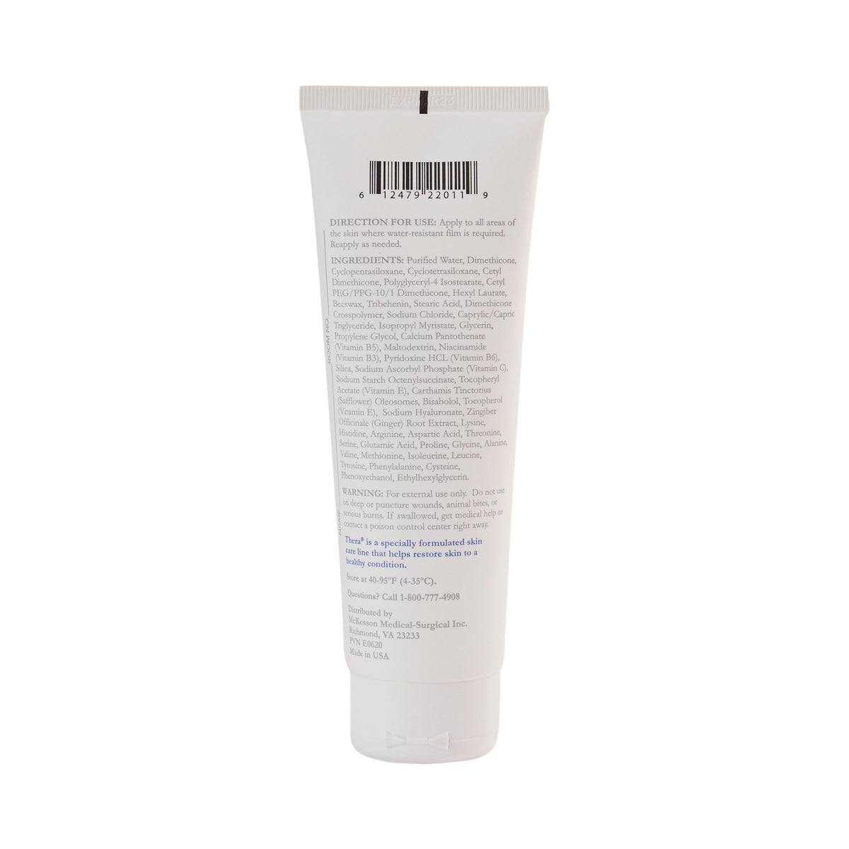 McKesson Thera Silicone Skin Guard-Skin Protectant Thera Silicone Skin Guard 4 oz. Tube Unscented Cream