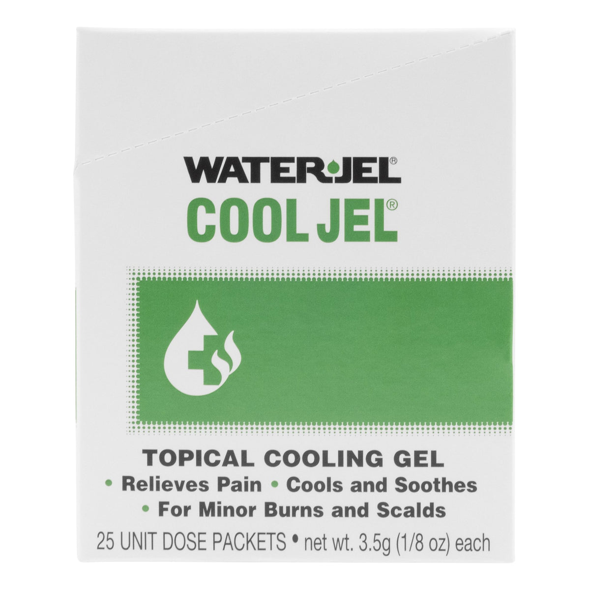 Water Jel Cool Jel Burn Relief-Burn Relief Water Jel Cool Jel Topical Gel 3.5 Gram Individual Packet