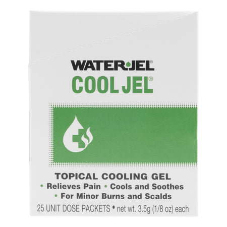 Water Jel Cool Jel Burn Relief-Burn Relief Water Jel Cool Jel Topical Gel 3.5 Gram Individual Packet