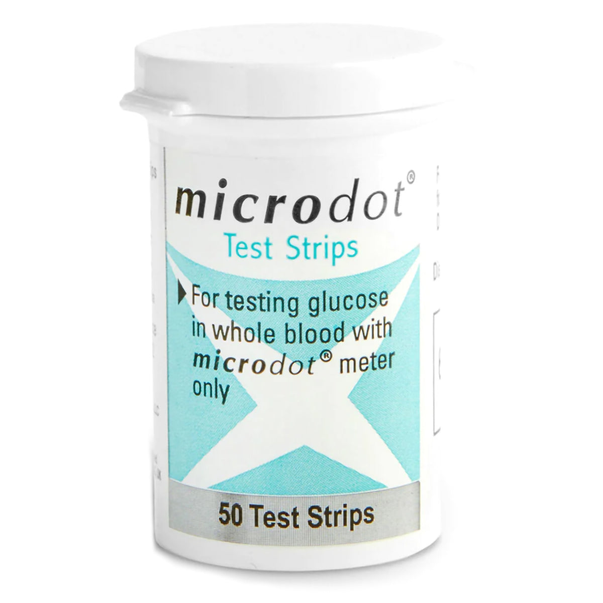 microdot Blood Glucose Test Strips-Blood Glucose Test Strips Microdot 50 Strips per Pack