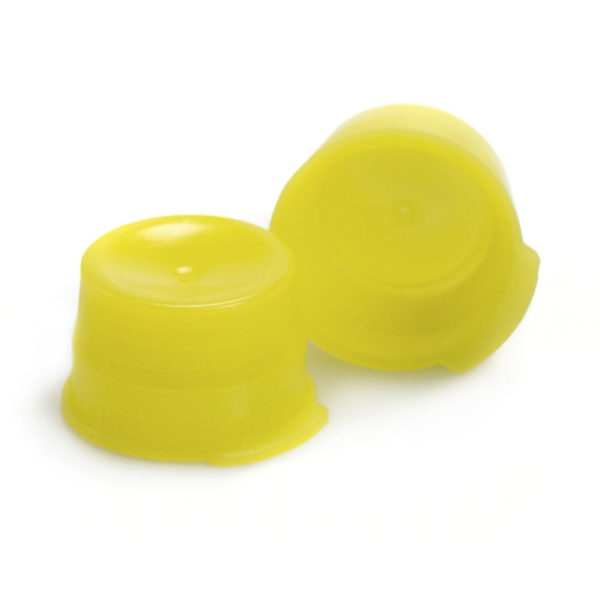 McKesson Yellow Tube Closure, 13 mm-"McKesson Tube Closure Polyethylene Snap Cap Yellow 13 mm For Use with 13 mm Blood Drawing Tubes, Glass Test Tubes, Plastic Culture Tubes NonSterile"