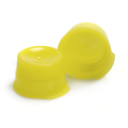 McKesson Yellow Tube Closure, 13 mm-"McKesson Tube Closure Polyethylene Snap Cap Yellow 13 mm For Use with 13 mm Blood Drawing Tubes, Glass Test Tubes, Plastic Culture Tubes NonSterile"