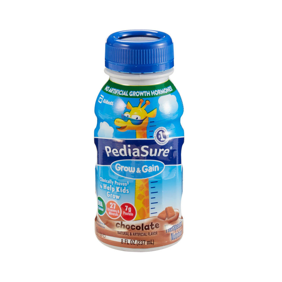 PediaSure� Grow & Gain Therapeutic Nutrition, Chocolate, 8-ounce bottle-Pediatric Oral Supplement PediaSure� Grow & Gain Shake Milk Chocolate Flavor 8 oz. Bottle Liquid Calories